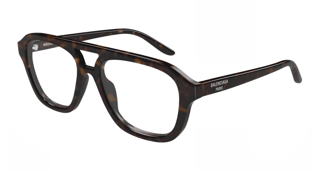 Brillen balenciaga bb0529o 002 havana pilot/navigator masculino größe 55mm - Hauptansicht