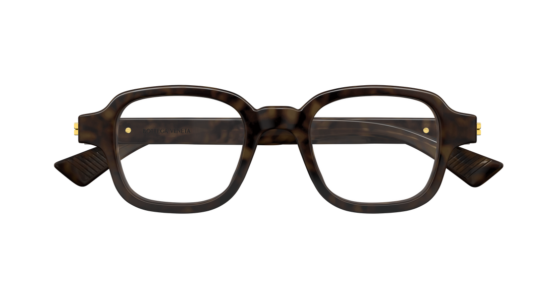 Prescription glasses bottega veneta bv1462o 007 havana rectangular / squared masculino size 48mm - Detailed view
