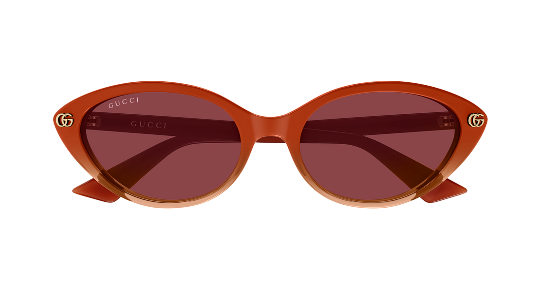 Sonnenbrillen gucci gg2110s 003 naranja cat eye femenino größe 54mm - Detailansicht