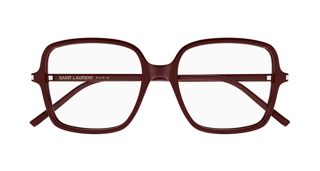 Gafas graduadas saint laurent sl 892 005 burdeos rectangular / squared femenino talla 53mm - Vista de detalle