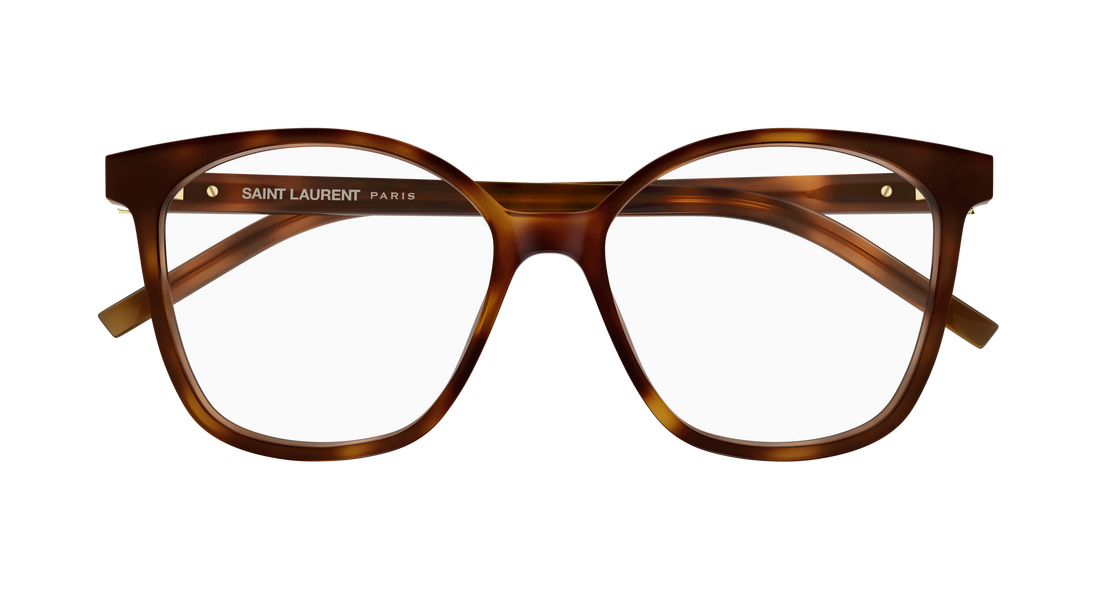 Brillen saint laurent sl m162 003 havana round/oval/panthos femenino größe 55mm - Detailansicht