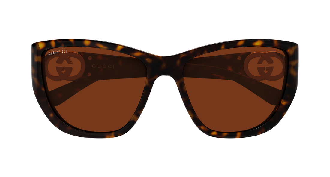 Sonnenbrillen gucci gg2122s 003 havana cat eye femenino größe 56mm - Detailansicht