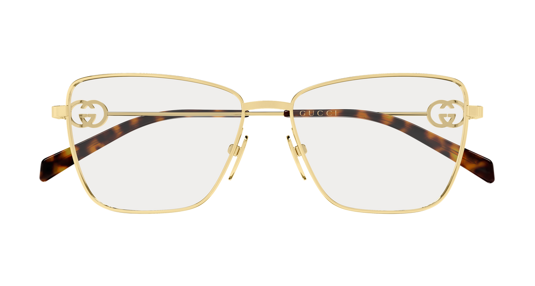 Brillen gucci gg2226o 001 dorado butterfly femenino größe 54mm - Detailansicht