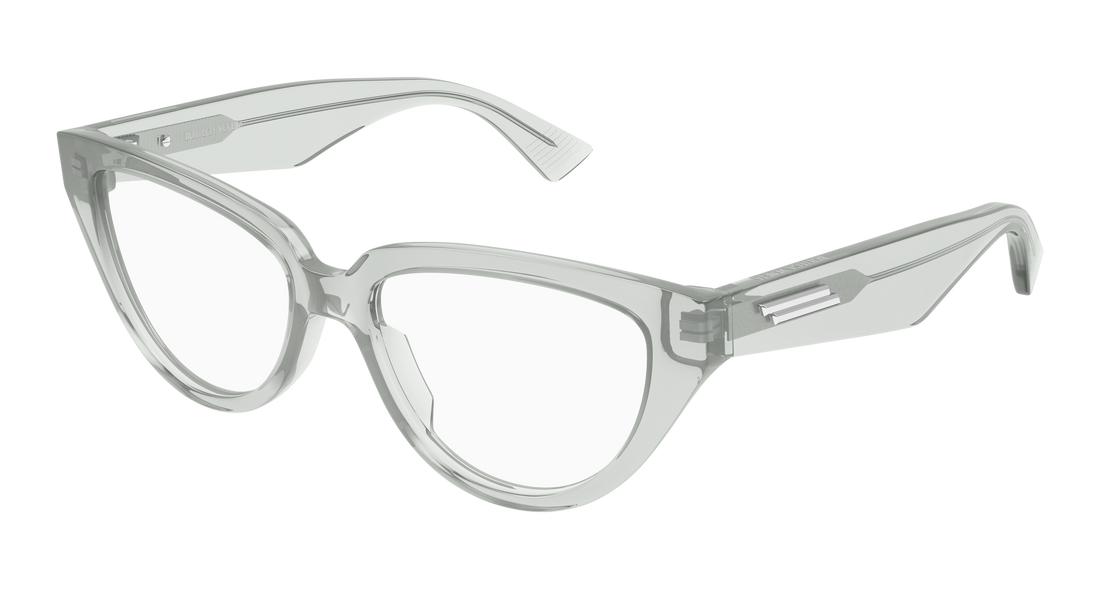 Lunettes de vue bottega veneta bv1503o 004 gris cat eye femenino taille 53mm - Vue principale