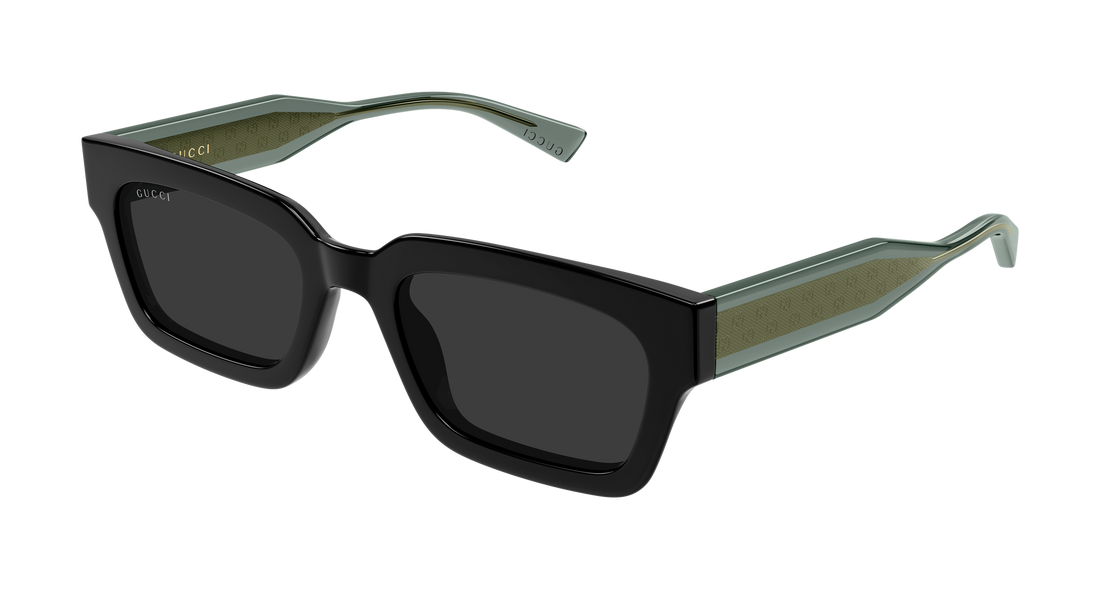 Sunglasses gucci gg2069s 001 negro rectangular / squared masculino size 53mm - Main view