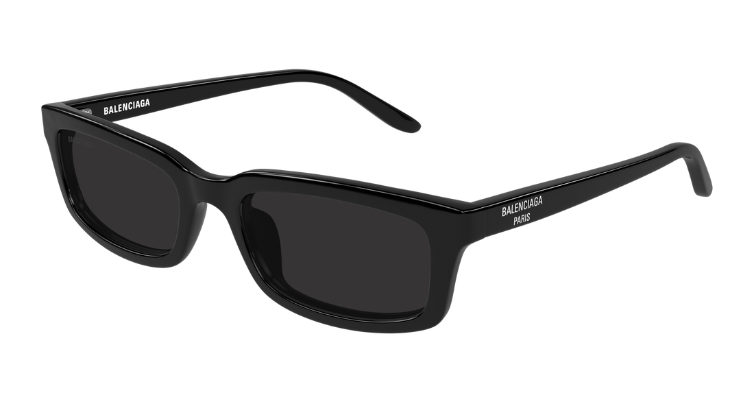 Lunettes de soleil balenciaga bb0526s 001 negro rectangular / squared unisex taille 55mm - Vue principale