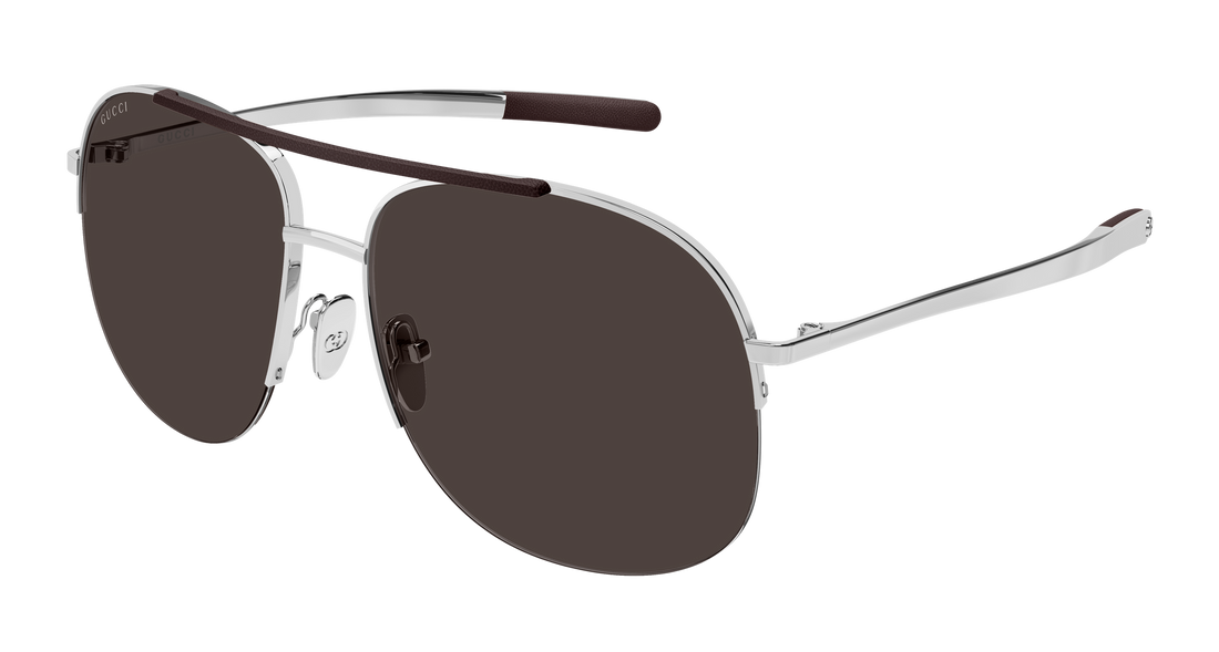 Sunglasses gucci gg2165s 010 plateado pilot/navigator femenino size 61mm - Main view