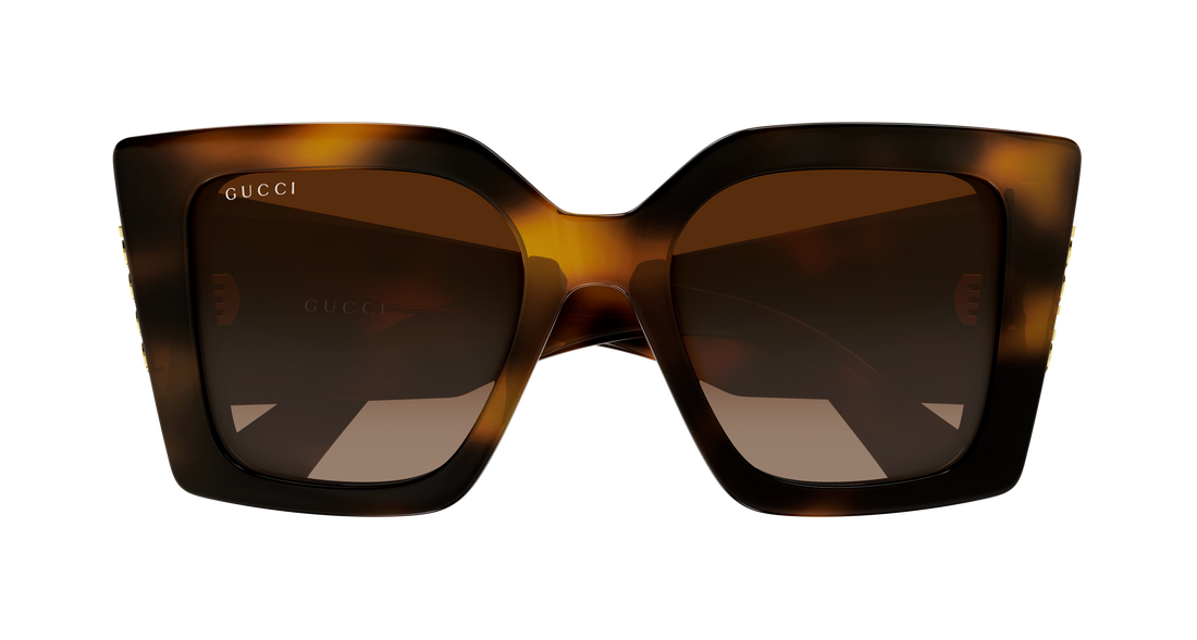 Lunettes de soleil gucci gg2039s 002 havana butterfly femenino taille 51mm - Vue détaillée
