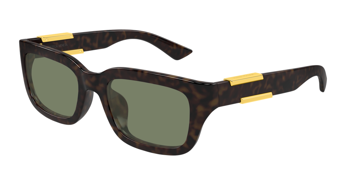 Sunglasses bottega veneta bv1453sa 003 havana rectangular / squared unisex size 54mm - Main view