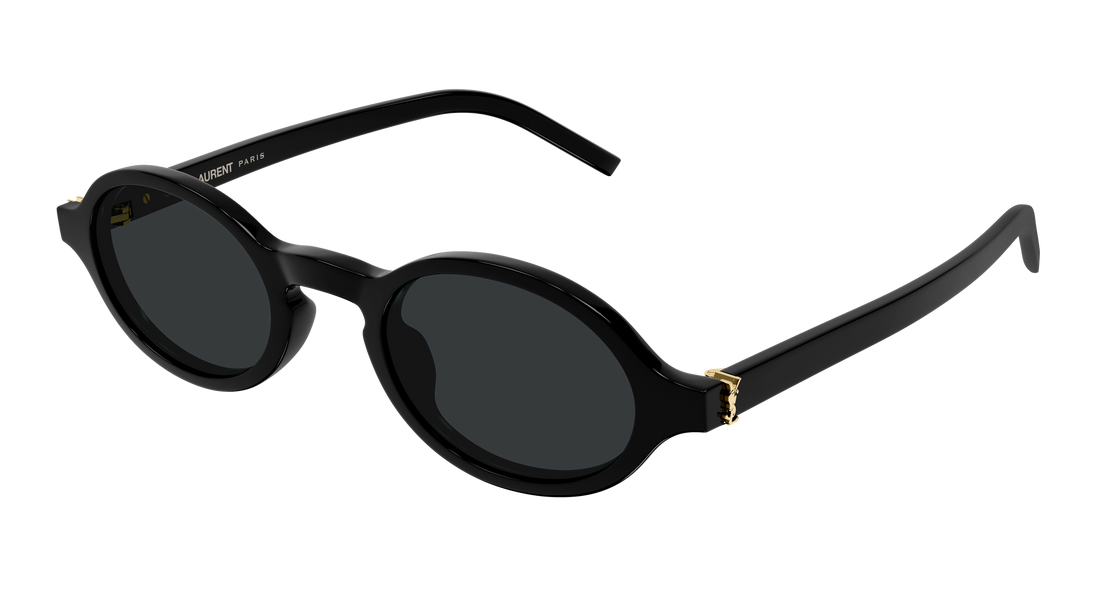 Lunettes de soleil saint laurent sl m161 001 negro round/oval/panthos unisex taille 48mm - Vue principale