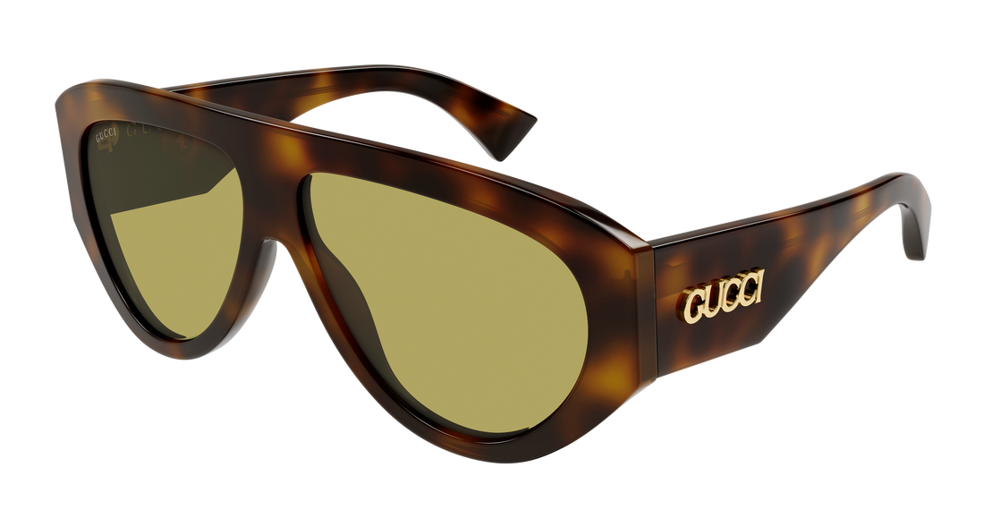 Óculos de sol gucci gg2128s 002 havana pilot/navigator masculino tamanho 58mm - Vista principal