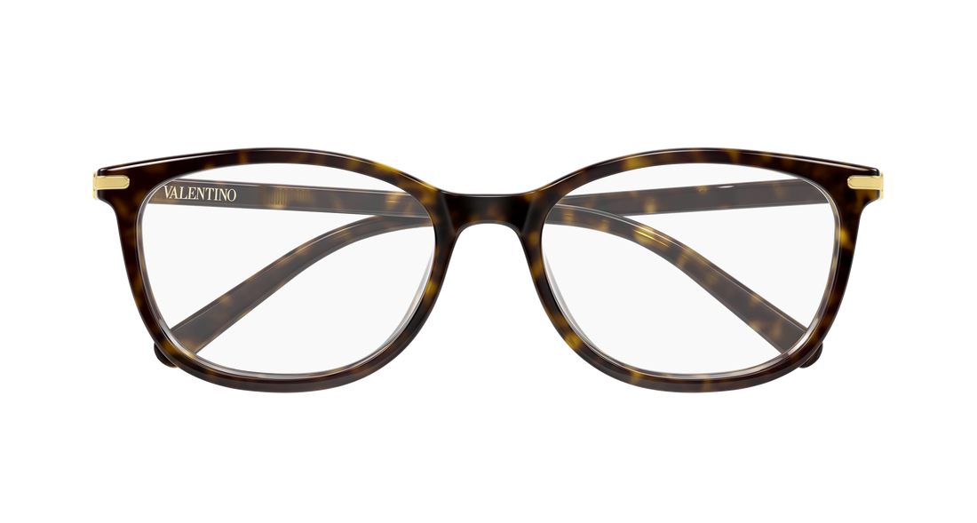 Lunettes de vue valentino vg0051oa 002 havana rectangular / squared femenino taille 54mm - Vue détaillée