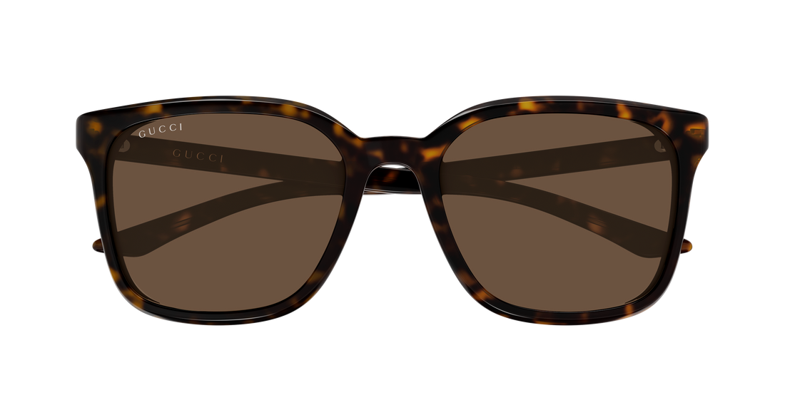 Sunglasses gucci gg2080sk 002 havana rectangular / squared masculino size 55mm - Detailed view