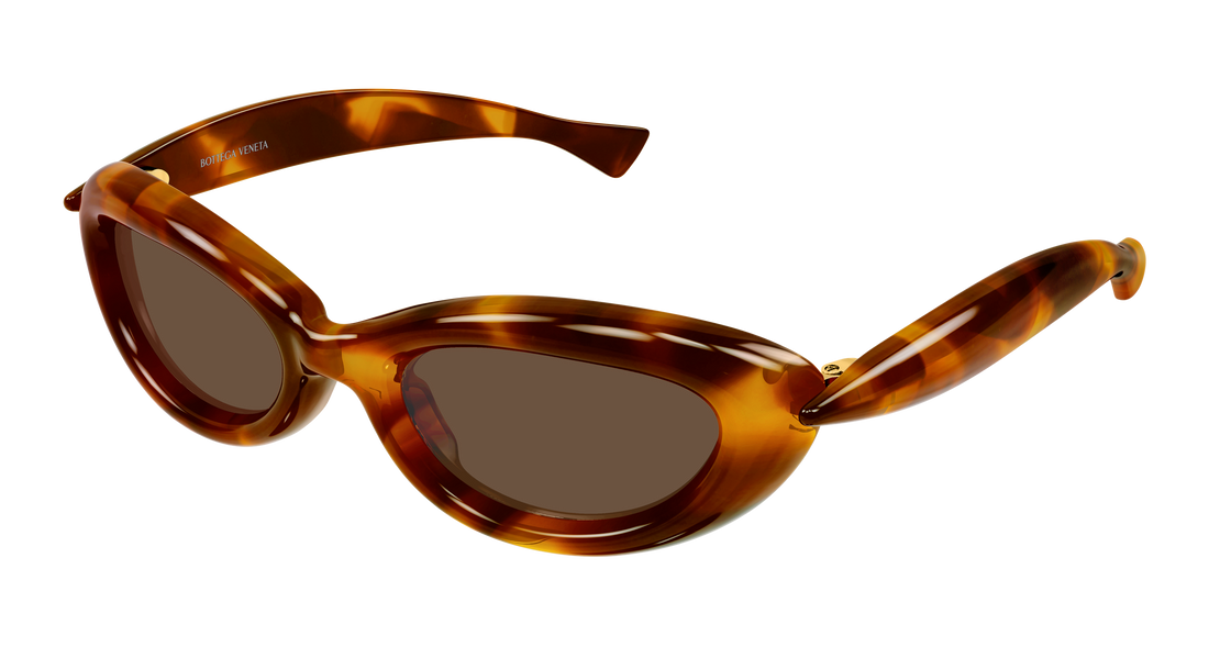 Lunettes de soleil bottega veneta bv1484s 002 havana cat eye femenino taille 54mm - Vue principale