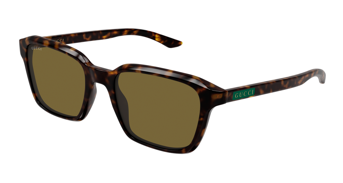 Occhiali da sole gucci gg2078s 002 havana rectangular / squared masculino taglia 52mm - Vista principale