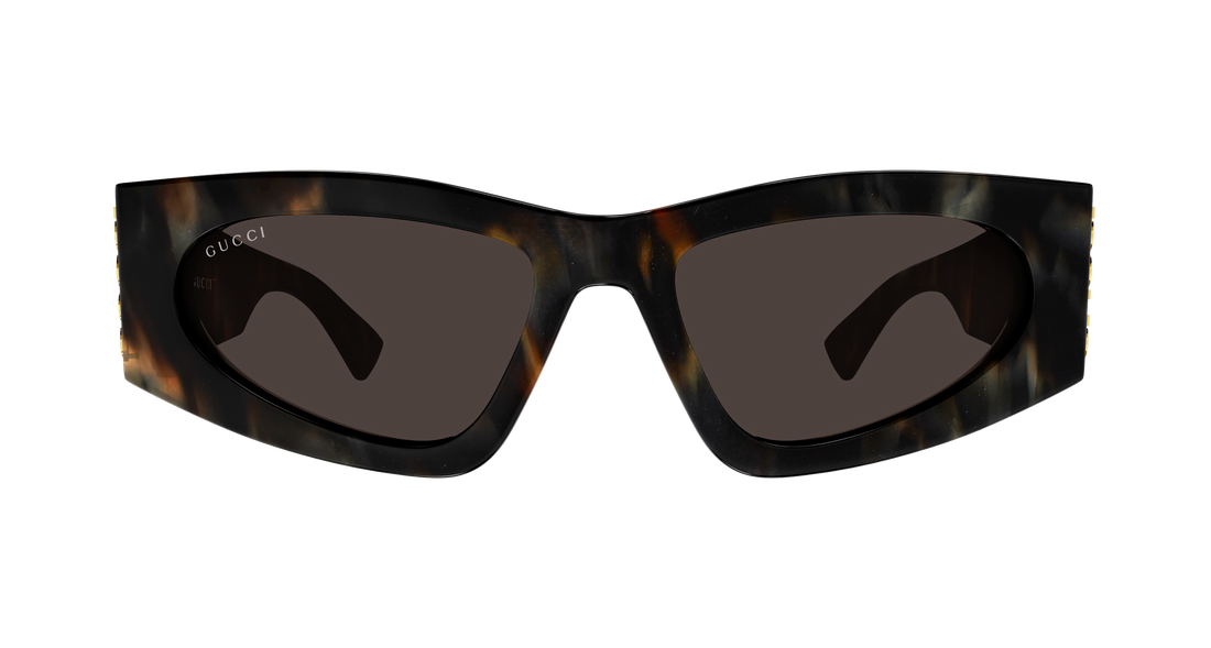 Occhiali da sole gucci gg2040s 003 havana cat eye femenino taglia 54mm - Vista dettagliata