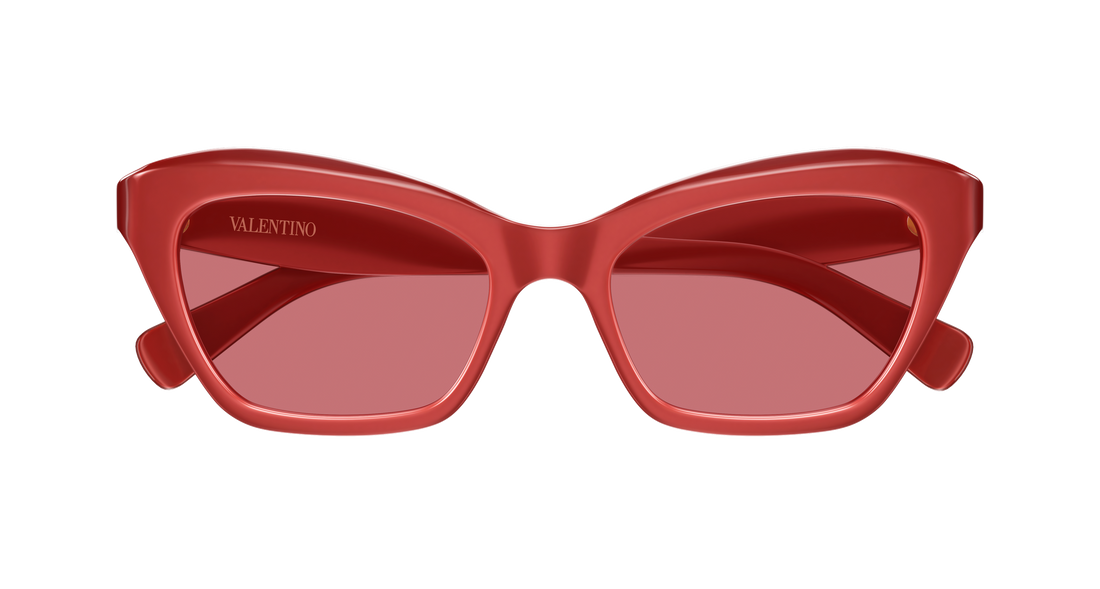 Occhiali da sole valentino vg0009s 004 rojo cat eye femenino taglia 52mm - Vista dettagliata