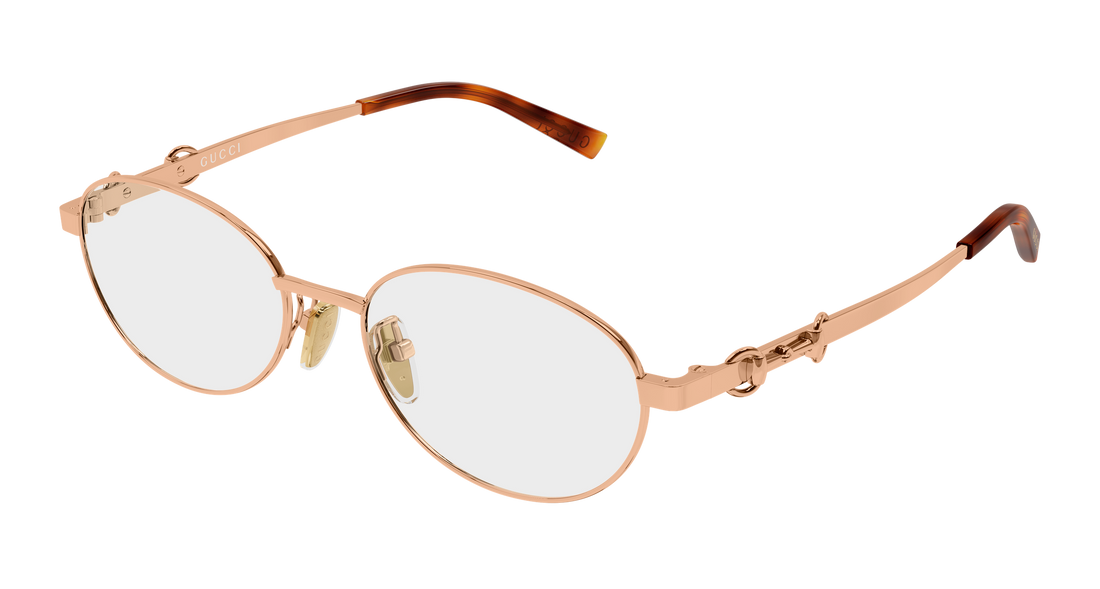 Brillen gucci gg2221ok 003 dorado round/oval/panthos femenino größe 53mm - Hauptansicht