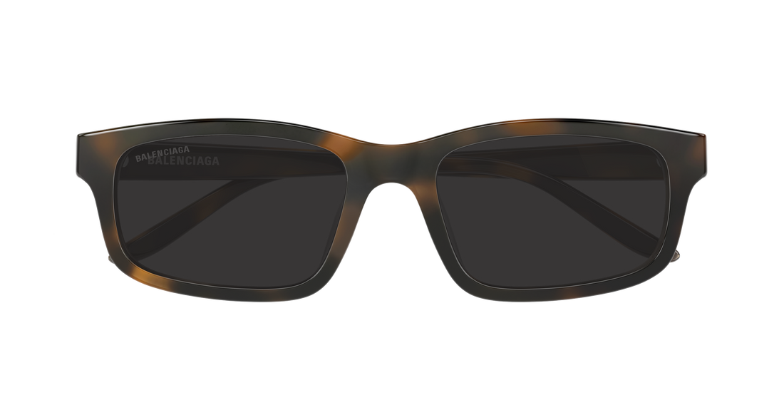 Lunettes de soleil balenciaga bb0528sk 003 havana rectangular / squared masculino taille 56mm - Vue détaillée