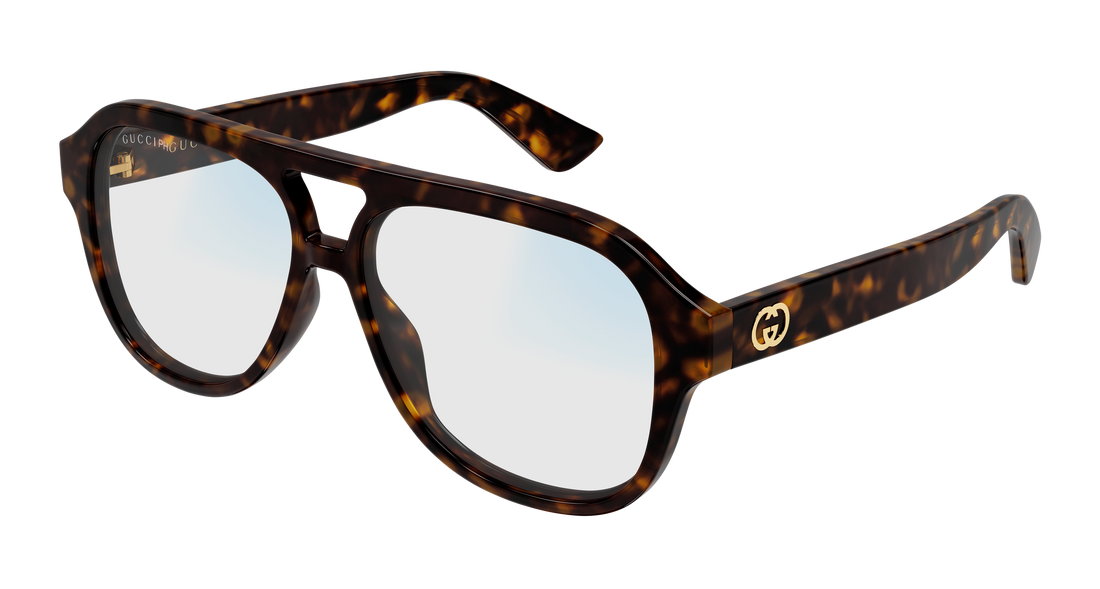Lunettes de soleil gucci gg2192s 001 havana pilot/navigator femenino taille 55mm - Vue principale