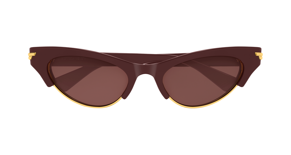 Sonnenbrillen bottega veneta bv1431s 004 burdeos cat eye femenino größe 52mm - Detailansicht
