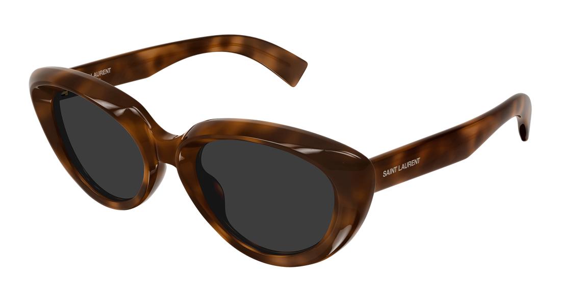 Sunglasses saint laurent sl 859/k 004 havana cat eye femenino size 54mm - Main view