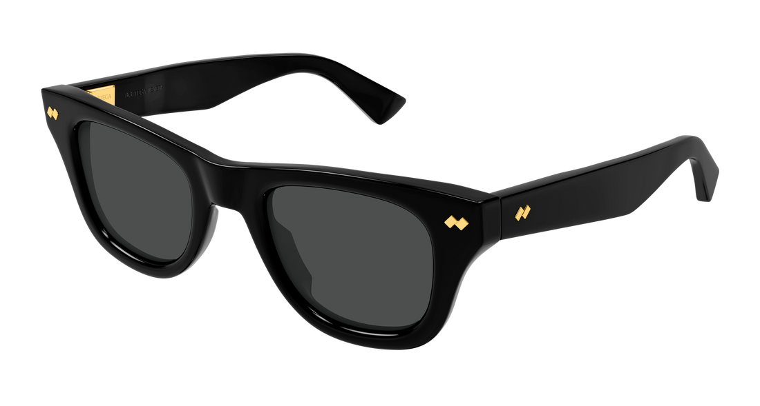 Lunettes de soleil bottega veneta bv1486s 001 negro rectangular / squared masculino taille 48mm - Vue principale