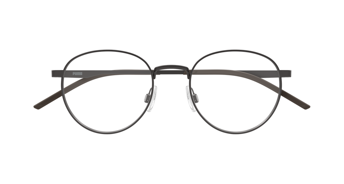 Occhiali da vista puma pu0533o 003 plateado round/oval/panthos masculino taglia 50mm - Vista dettagliata