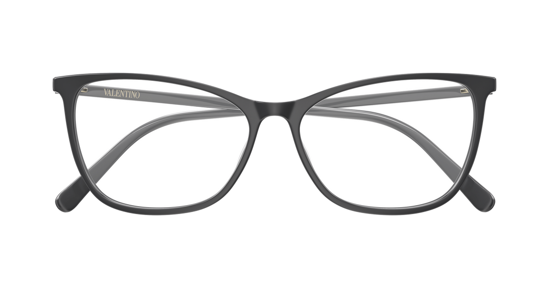 Lunettes de vue valentino vg0024o 012 gris cat eye femenino taille 58mm - Vue détaillée