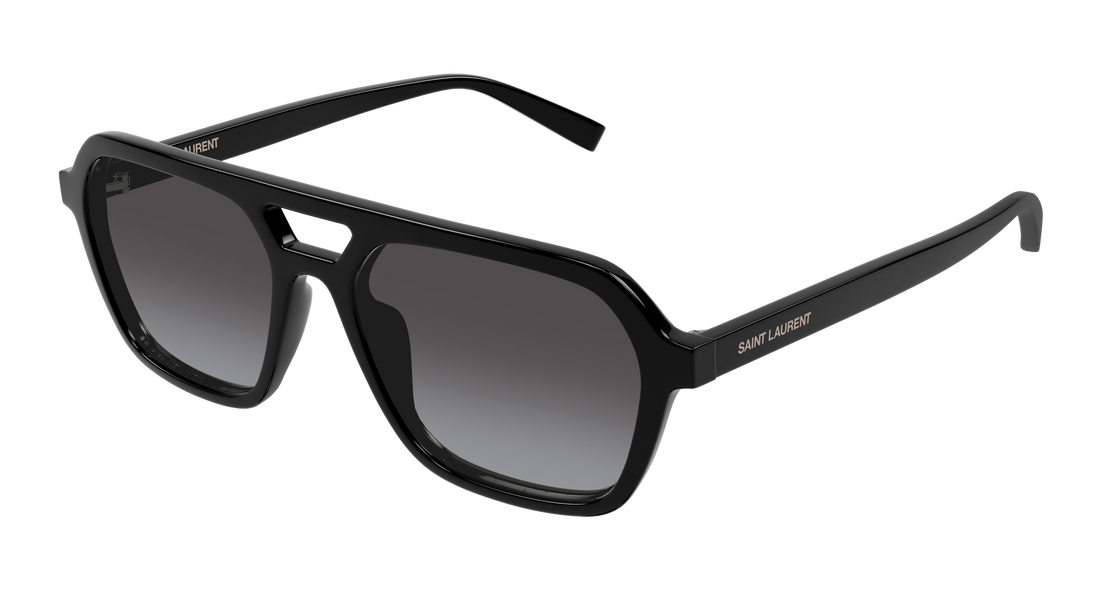 Lunettes de soleil saint laurent sl 905 001 negro rectangular / squared unisex taille 55mm - Vue principale