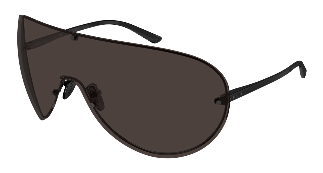 Lunettes de soleil gucci gg2271s 001 negro shield femenino taille 99mm - Vue principale