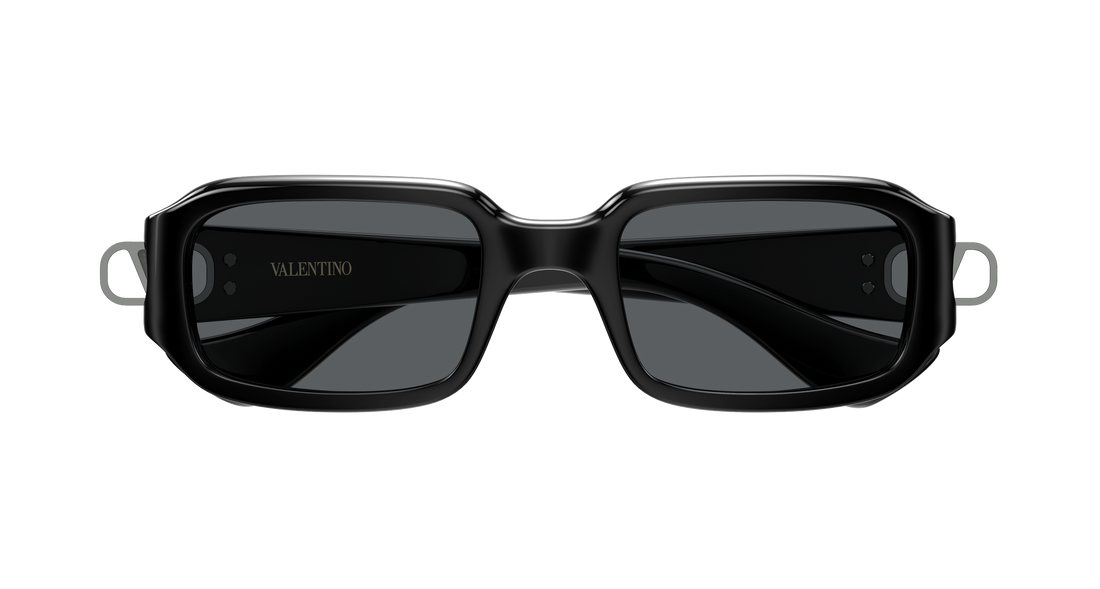 Occhiali da sole valentino vg0016s 001 negro rectangular / squared femenino taglia 53mm - Vista dettagliata