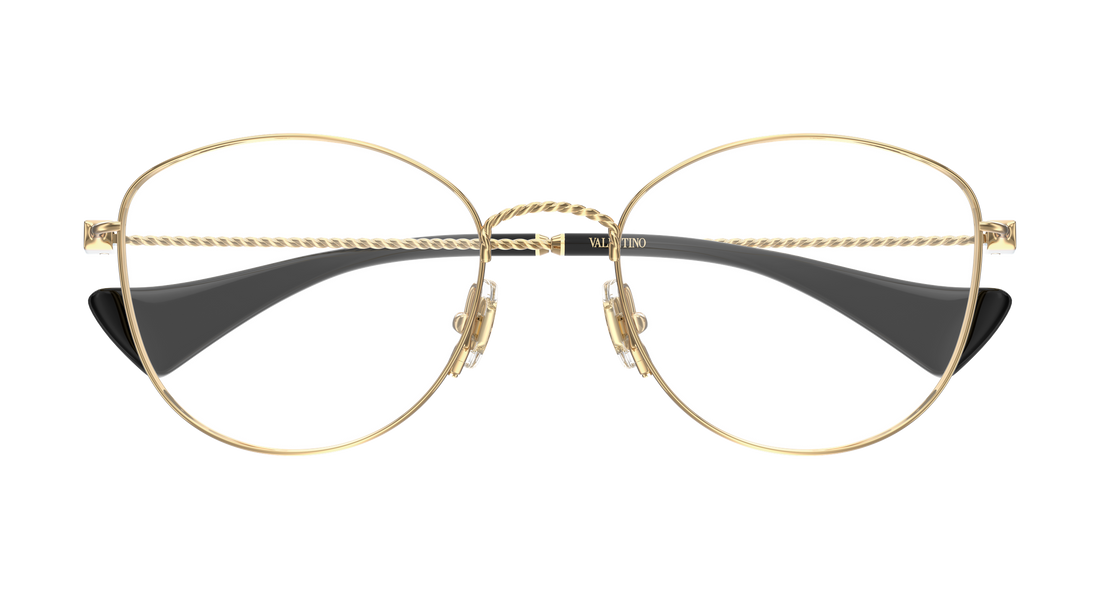 Brillen valentino vg0064o 001 dorado round/oval/panthos femenino größe 52mm - Detailansicht