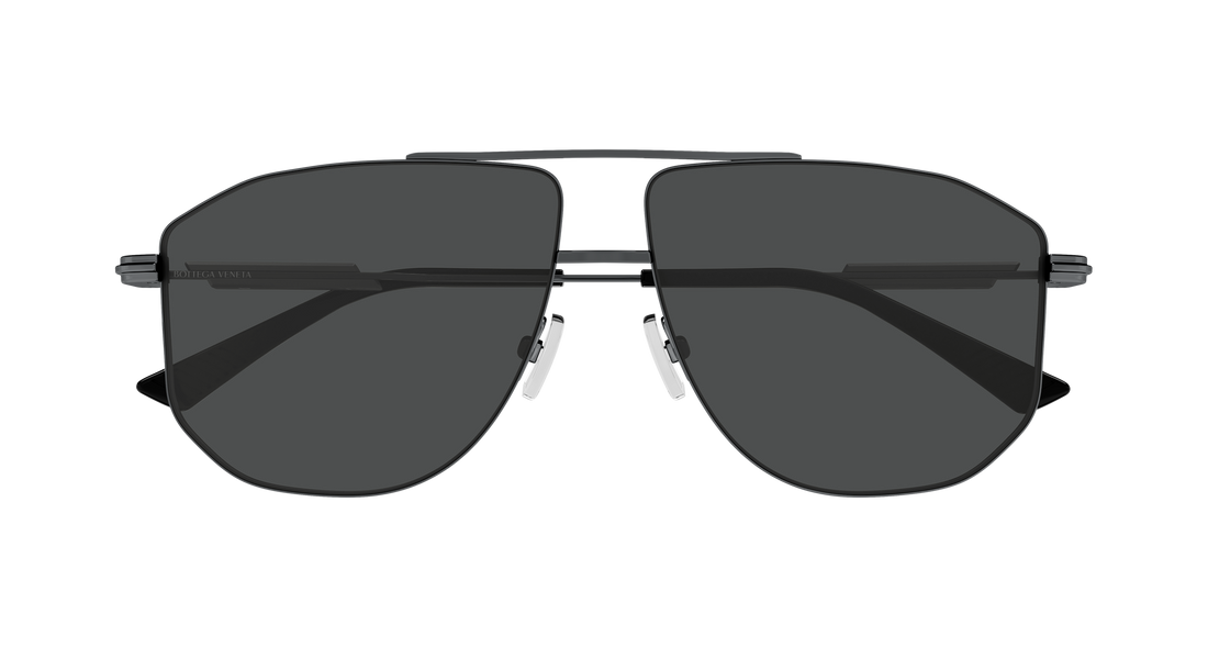 Lunettes de soleil bottega veneta bv1509s 001 plateado pilot/navigator unisex taille 59mm - Vue détaillée