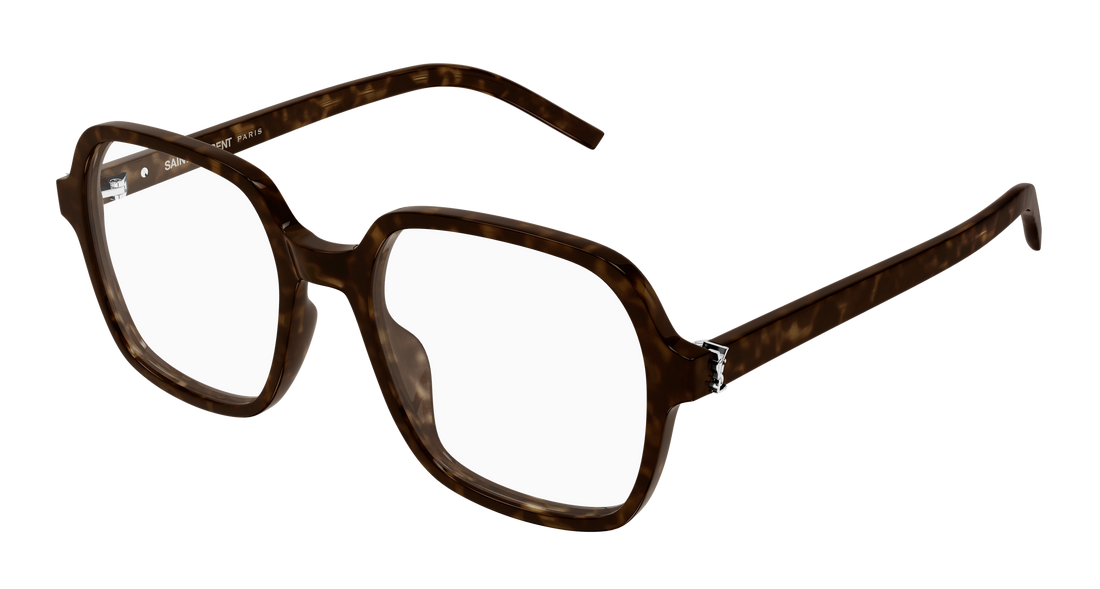 Brillen saint laurent sl m190 002 havana rectangular / squared femenino größe 54mm - Hauptansicht