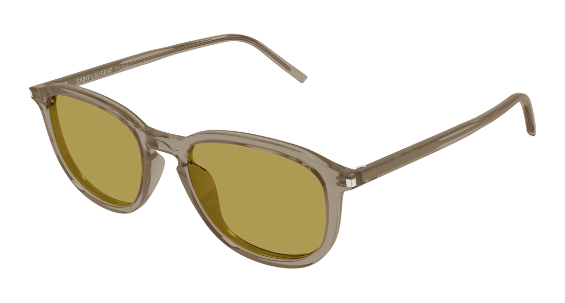 Lunettes de soleil saint laurent sl 939 003 marron round/oval/panthos masculino taille 52mm - Vue principale