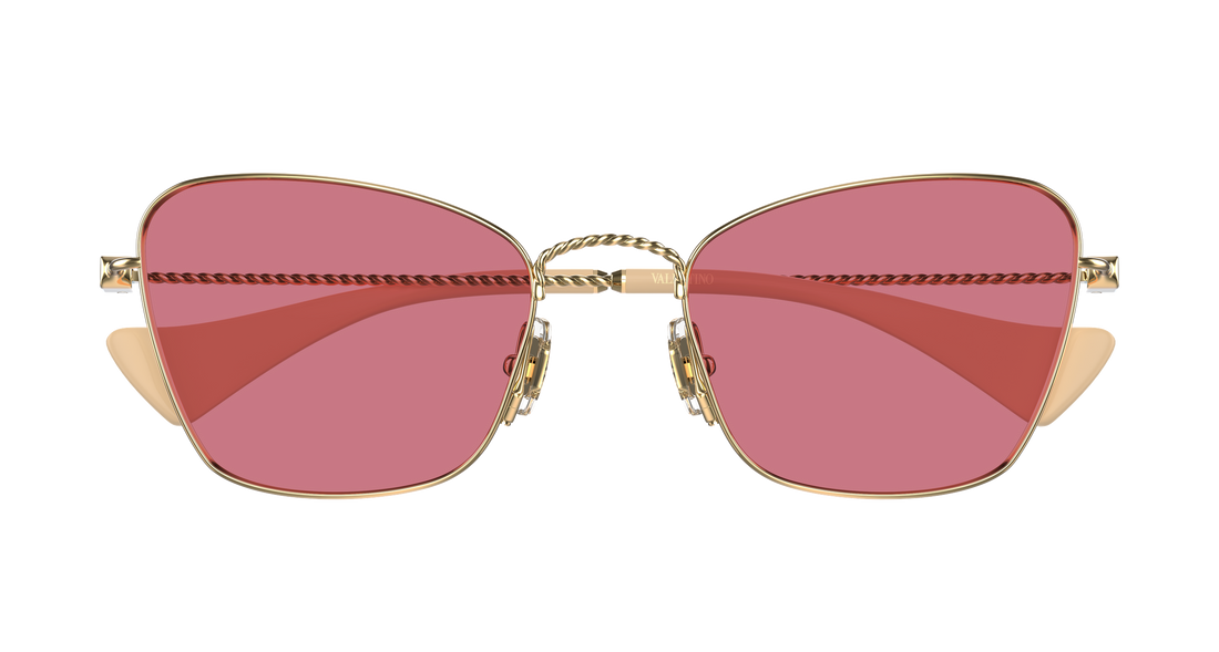 Sonnenbrillen valentino vg0063s 004 dorado cat eye femenino größe 52mm - Detailansicht