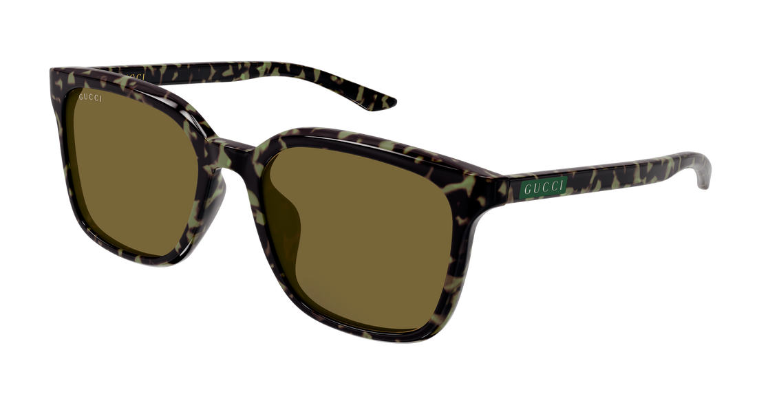 Sunglasses gucci gg2080sk 003 havana rectangular / squared masculino size 55mm - Main view