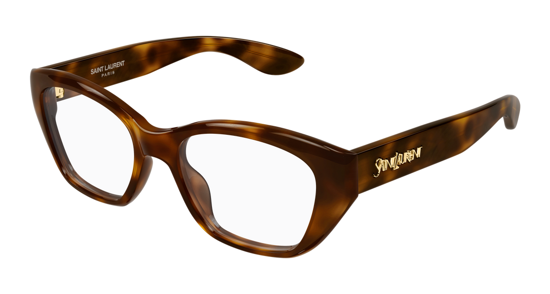 Brillen saint laurent sl 924/f 002 havana cat eye femenino größe 53mm - Hauptansicht