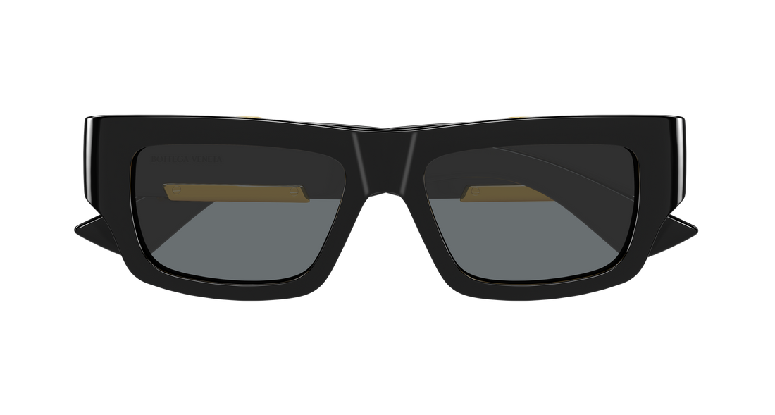 Sunglasses bottega veneta bv1452s 001 negro rectangular / squared unisex size 53mm - Detailed view