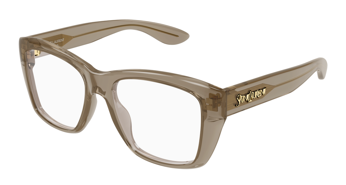 Brillen saint laurent sl 925 003 marron cat eye femenino größe 54mm - Hauptansicht