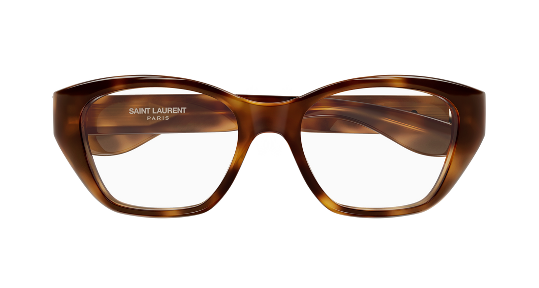 Brillen saint laurent sl 924 002 havana cat eye femenino größe 52mm - Detailansicht