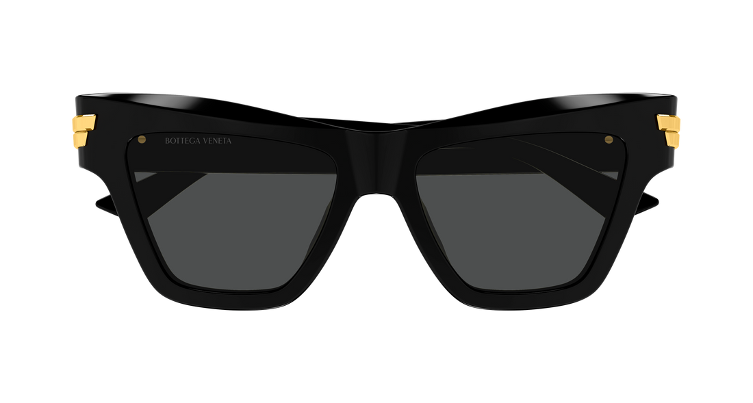 Lunettes de soleil bottega veneta bv1489s 001 negro cat eye femenino taille 53mm - Vue détaillée