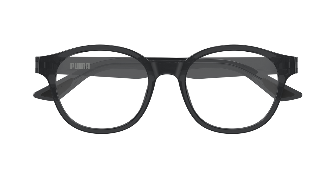 Occhiali da vista puma pu0540o 002 gris round/oval/panthos masculino taglia 50mm - Vista dettagliata