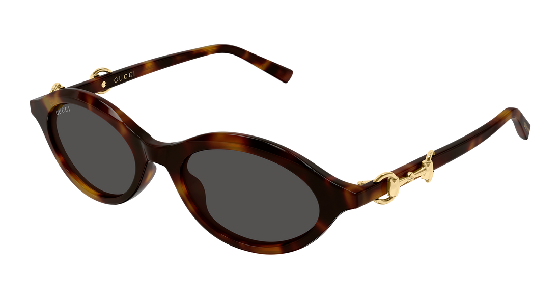 Sonnenbrillen gucci gg2215s 003 havana round/oval/panthos femenino größe 51mm - Hauptansicht