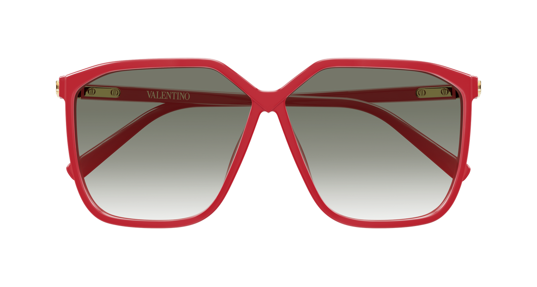 Occhiali da sole valentino vg0025s 003 rojo geometrical/directional femenino taglia 59mm - Vista dettagliata