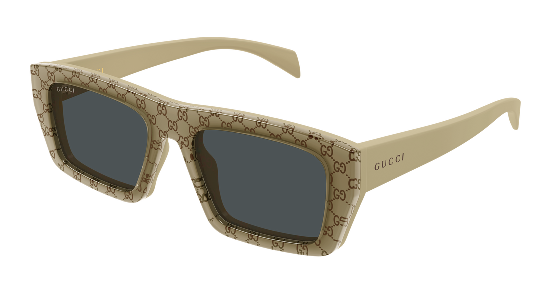 Sunglasses gucci gg2020s 004 beige rectangular / squared masculino size 54mm - Main view
