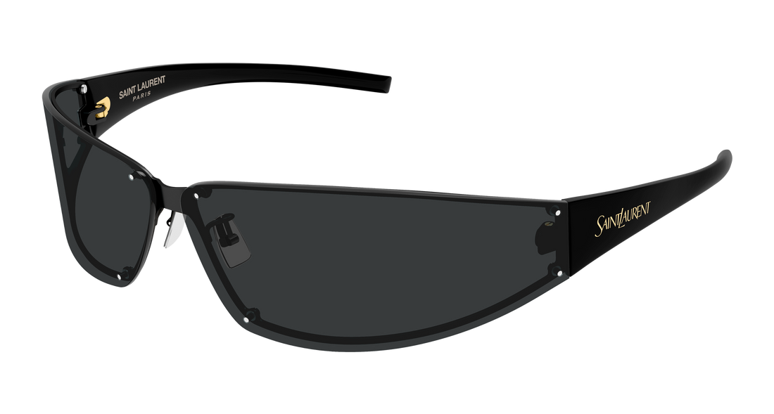 Lunettes de soleil saint laurent sl 963 001 negro rectangular / squared masculino taille 82mm - Vue principale