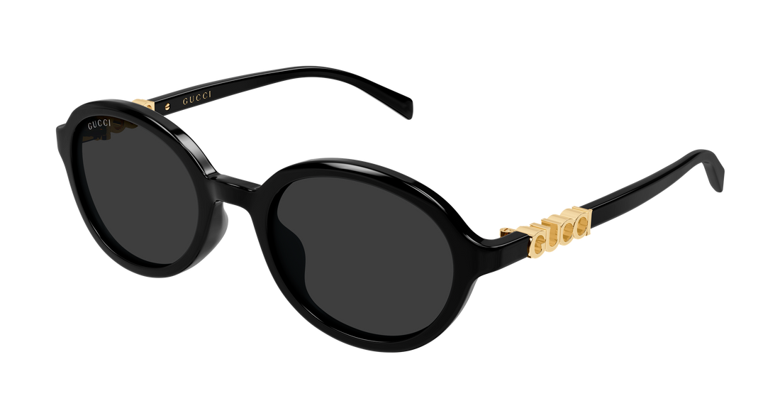Sunglasses gucci gg2033sa 001 negro round/oval/panthos femenino size 52mm - Main view