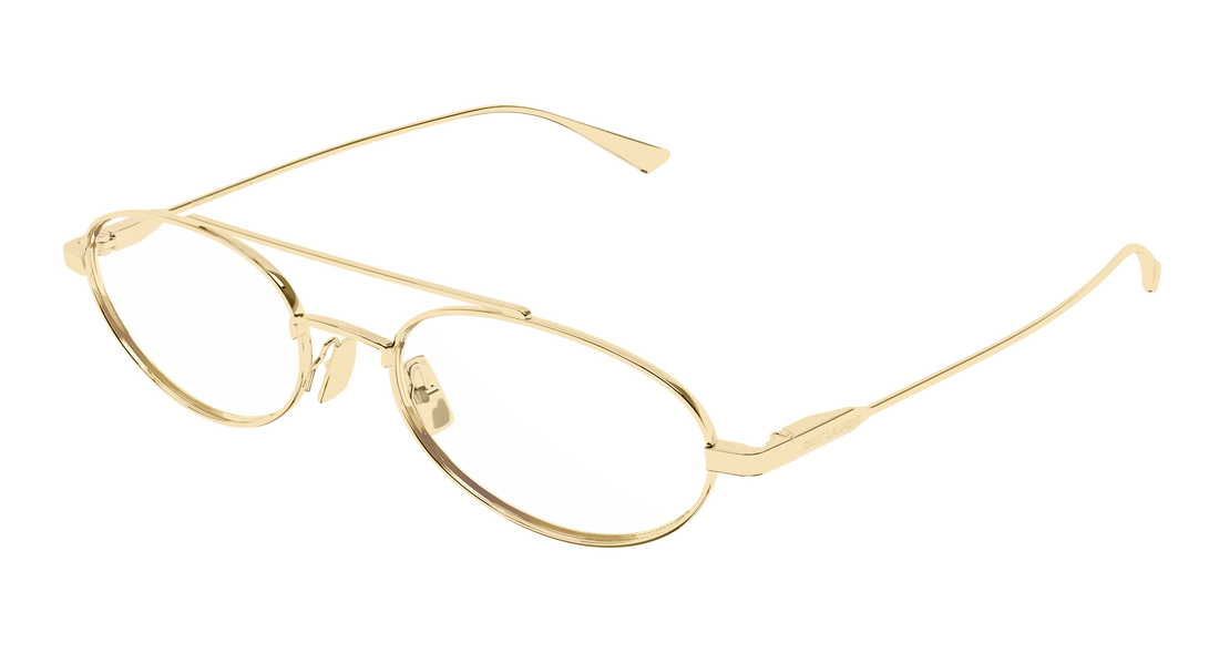 Lunettes de vue saint laurent sl 951 opt 003 dorado pilot/navigator masculino taille 53mm - Vue principale